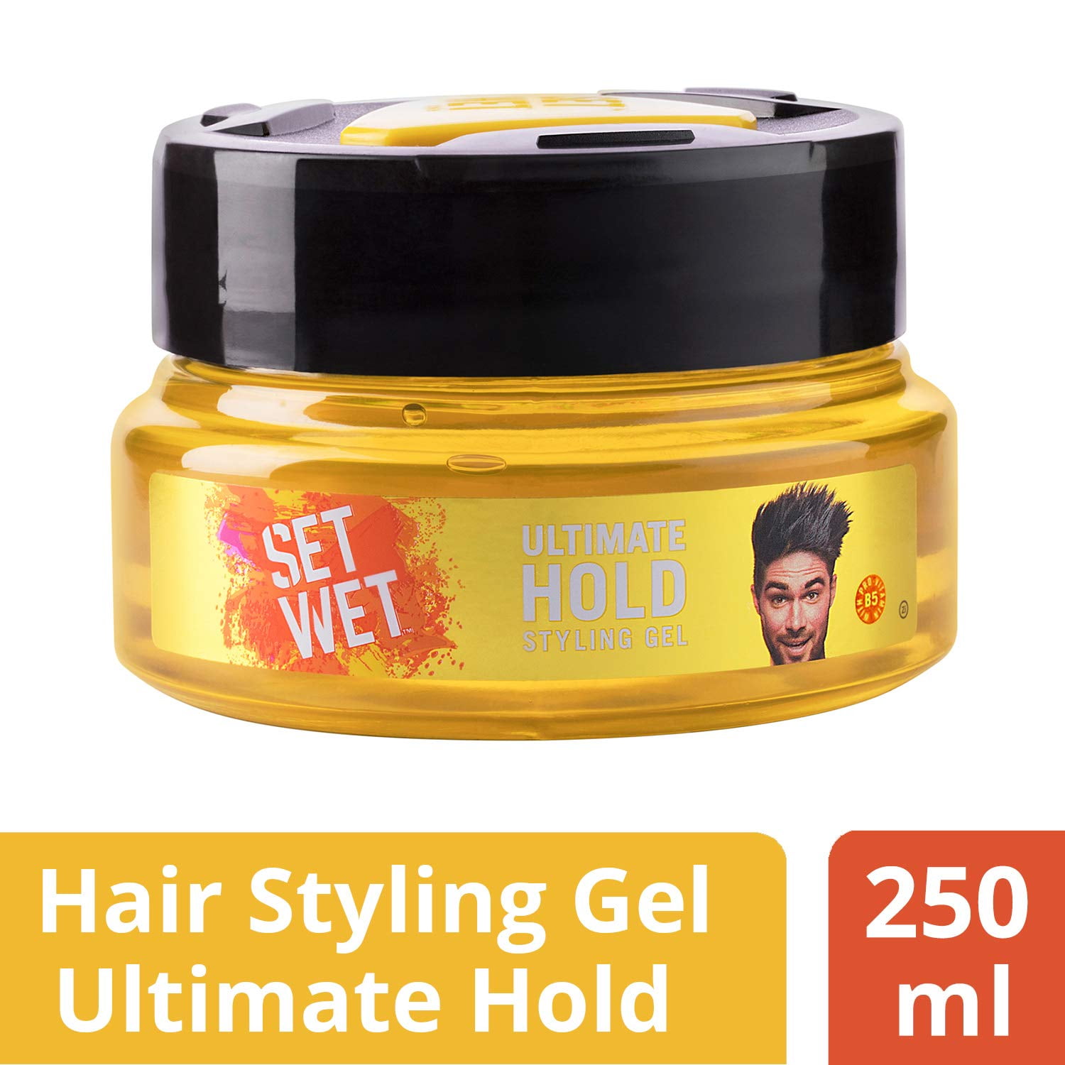 Set wet hair gel discount