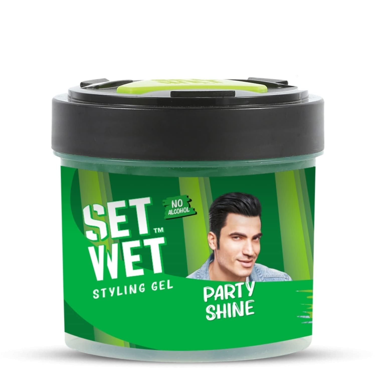 Set Wet Styling Hair Gel for Men Party Shine 250gm Strong Hold High Shine For Short to Medium Hair No Alcohol No Sulphate Walmart