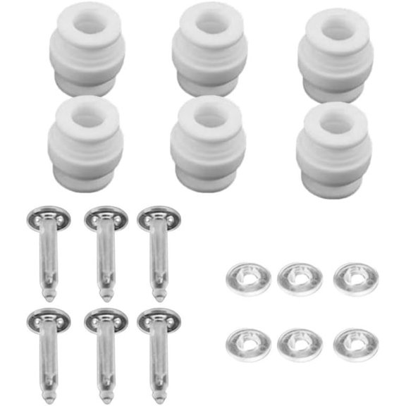 A Set White Shock Absorption Damping Rubber Balls+Anti-drop Bumper Pins Kit for Phantom 3 Standard Professional ,Cushion Repair Spare ,Drone Accessories Quadcopters and Accessories