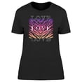 thumbnail image 1 of Set Word Love Zebra Print T-Shirt Women -Image by Shutterstock, Female XX-Large, 1 of 2
