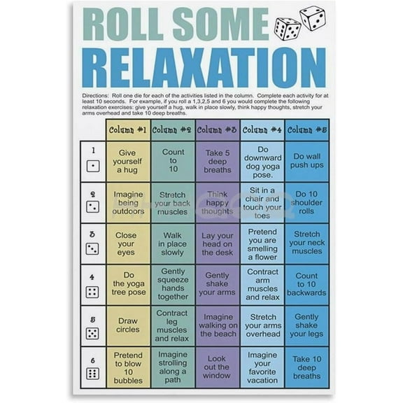 Set for The Classroom Movement And Learning Sensory Indoor Recess Brain Breaks Poster for Bedroom Living Room Decor