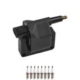 thumbnail image 1 of Set of 1 ISA Ignition Coil + 8 Spark Plugs Compatible with 1991-1993 Chrysler Daytona 2.5L L4 2507cc 153ci  Replacement for UF97, 1 of 4