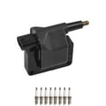 thumbnail image 1 of Set of 1 ISA Ignition Coil + 8 Spark Plugs  Compatible with 1991-1995 Plymouth Voyager 2.5L L4 2507cc 153ci  Replacement for UF97, 1 of 4