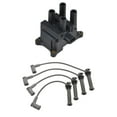 thumbnail image 1 of Set of 1 Ignition Coil and Wireset Compatible with  2001-2010 Mazda B2300 2.3L Replacement for FD497 26468, 1 of 3