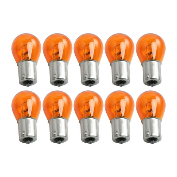 Set of 10 1156 Amber Auto Car Halogen Miniature Bulb Replace Fit for Car