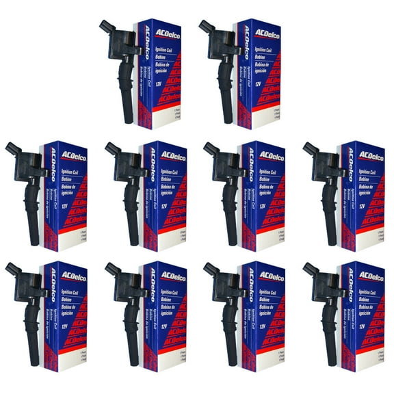 Set of 10 AC-Delco Ignition Coil 00BS2002 for Ford Lincoln Mercury 1997-2019