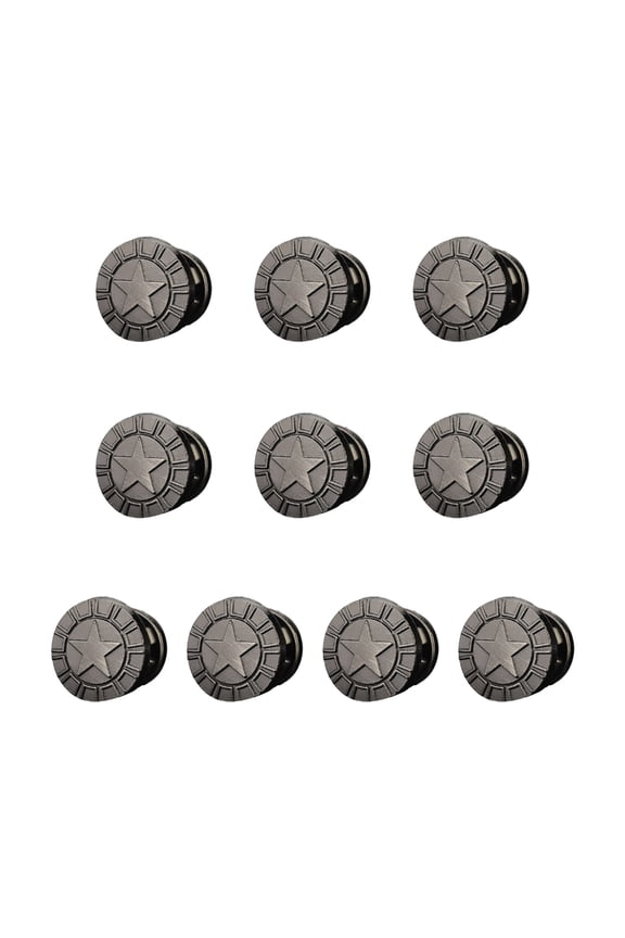 Set of 10 Alloy Detachable Sandals Rivets Screw Studs Rivets Buttons For Beachwear And Outdoor Footwear Replacement Part