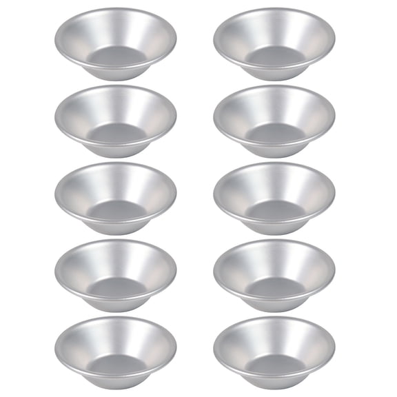 Set of 10 Baking Pans Non Molds Baking Supplies Eggs Tart Molds Kitchenware Great for Pastries