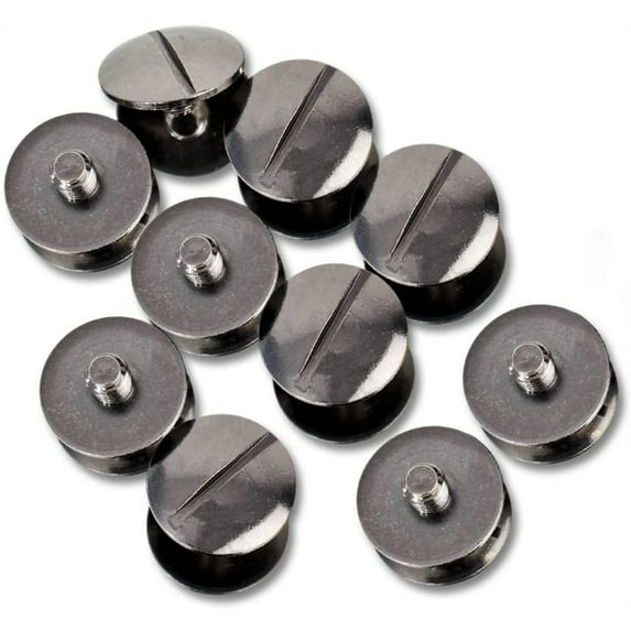 Set of 10 Black Replacement Screws Compatible with WWE, ROH, TNA, UFC Replica Belts