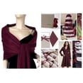 thumbnail image 1 of Set of 10 Burgundy Pashmina Scarf Shawl, Bridesmaid Shawl, Bridal Wrap, Wedding Shawl, 1 of 3