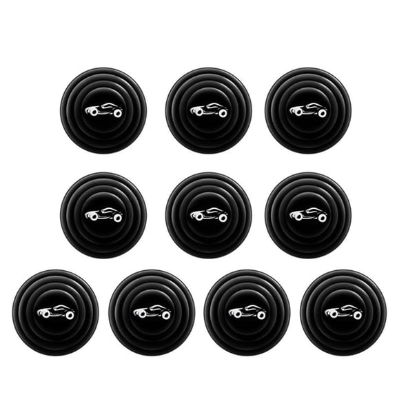 Set of 10 Car Door Anti-collision Sticker Soundproof and Shock-proof Door Mini Rubber Pad Stickers Buffer