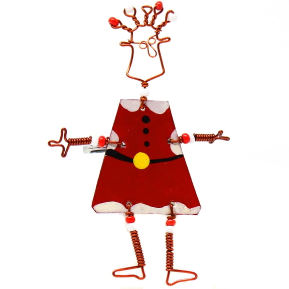 Set of 10 Dancing Girl Santa Pins Creative Alternatives