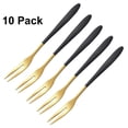 thumbnail image 1 of 10 Pieces Stainless Steel Fruit Forks Cocktail Forks Two Prong Forks Tasting Appetizer Forks, 1 of 7