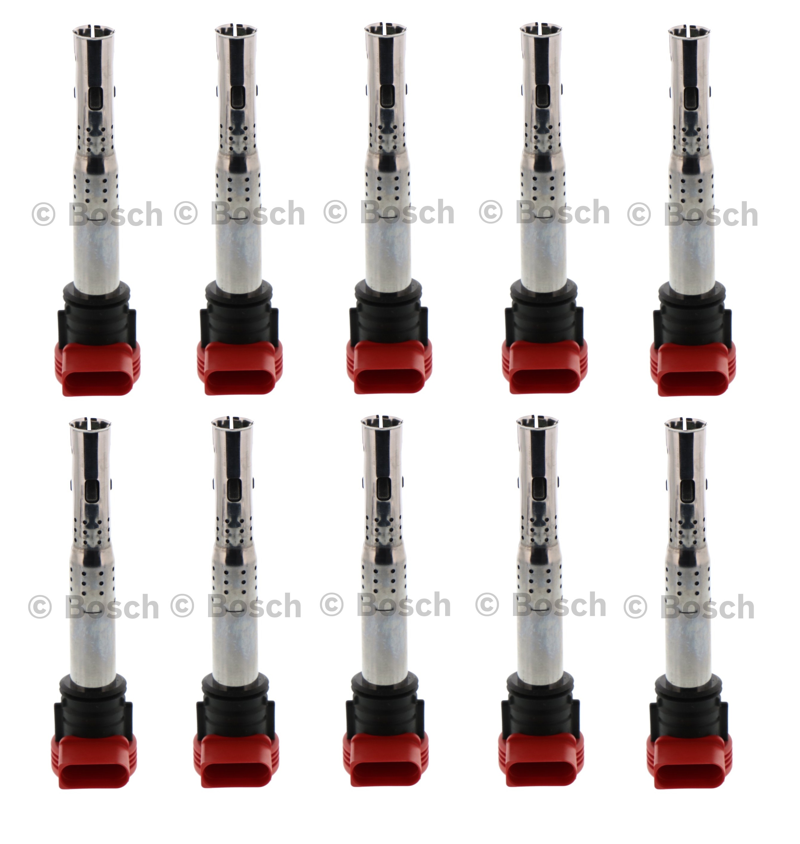 Set of 10 Direct Ignition Coils for Audi R8 S6 S8 5.2L V10 NEW