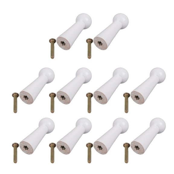 Set of 10 Easy To Installion Sturdy Wood Pegs for Efficient Space Utilization