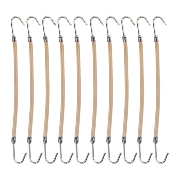 Set of 10 Elastic Hair Hooks Ponytail Holder Double Hook Hair Bands Headband Women Hairband Elegant Hairs Accessories