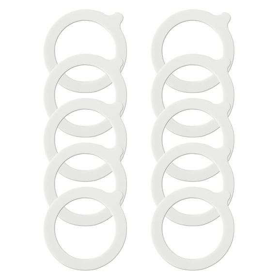 Set of 10 Jar Gaskets Replacement Sealing Rings Rubber Rings Gasket Set Sealing Rings Pad Fasteners for Vacuum Bottle