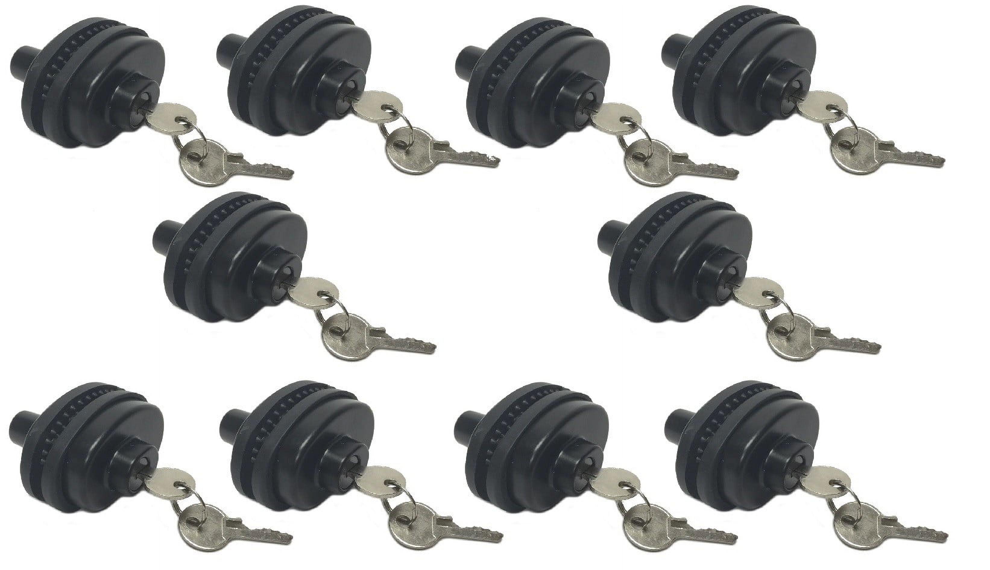 Set of 10 Universal Keyed Alike Trigger Gun Locks for Rifles, Handguns