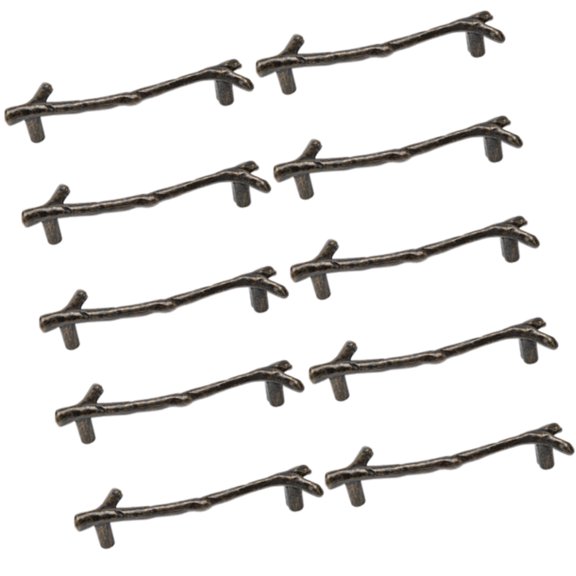 Set of 10 Multipurpose Gold Drawer Handles Unique Designs Fashion Accessory for Home Furniture Makeover Decoration