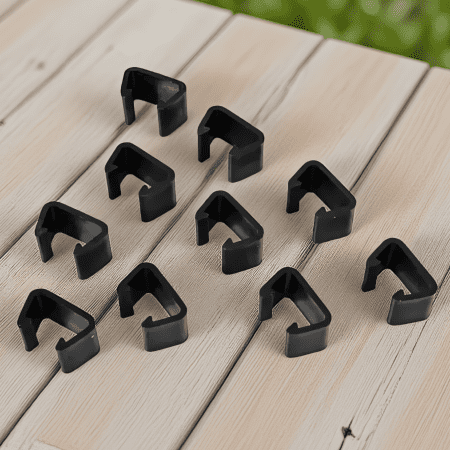 Set of 10 Outdoor Sectional Sofa Connector Clips, All-Weather Nylon Patio Furniture Fasteners for Wicker Sectional Frames