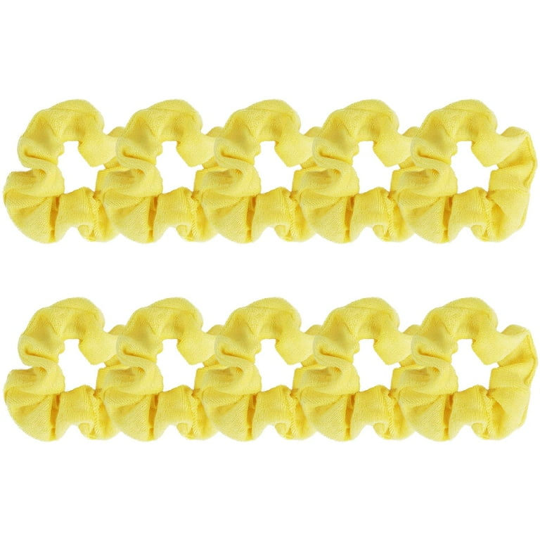 TERRY SCRUNCHIE PALE YELLOW TERRY SCRUNCHIE PALE YELLOW