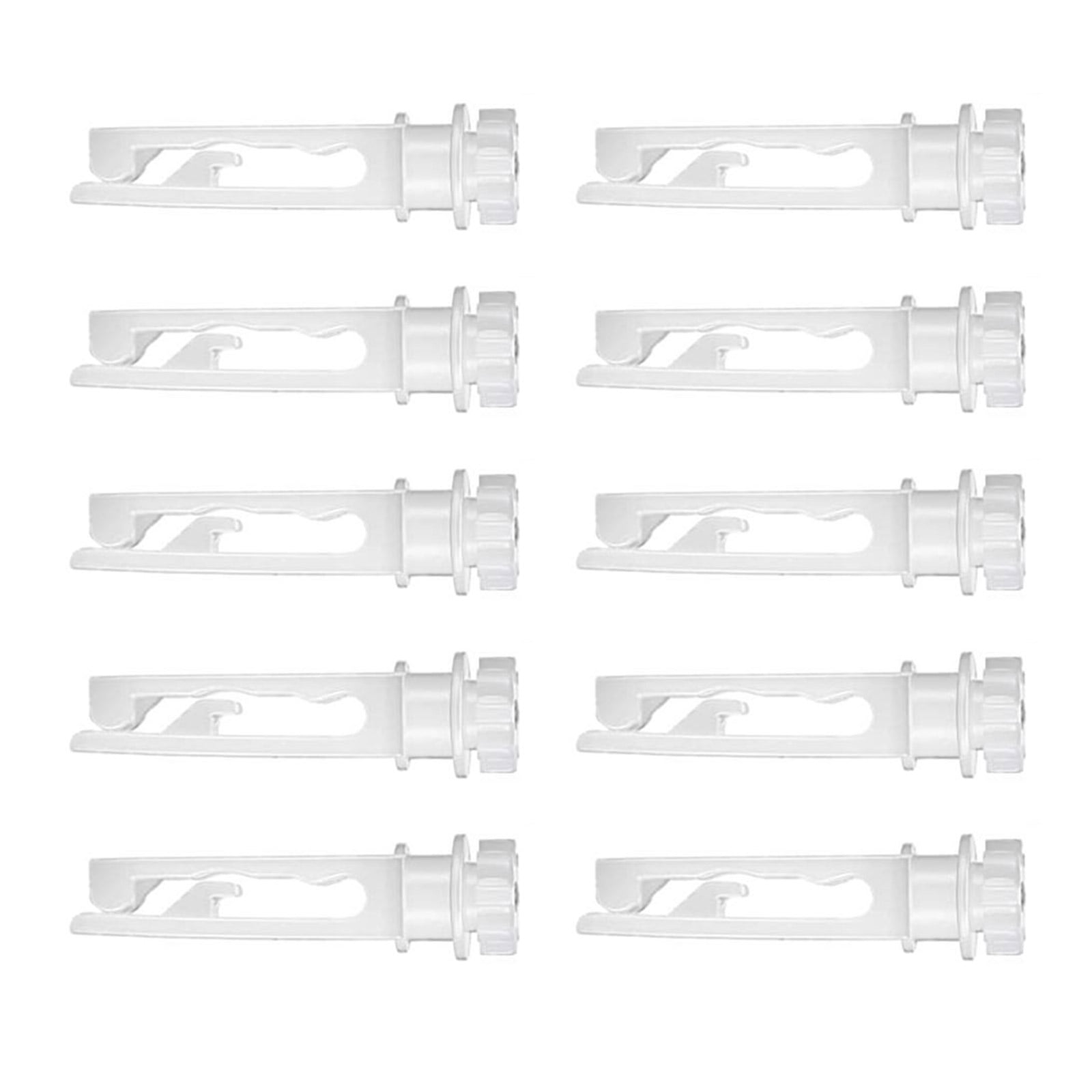 Window Frame Stem Set of 10 Vertical Blind Stem White Replacement Parts for Smooth Window ...