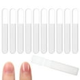 thumbnail image 1 of Set of 10 nail files, Glass, 9x1.3 cm, White, 1 of 7