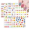 thumbnail image 1 of Set of 10 sheets of nail stickers for children, group A, Multicolor, 1 of 6