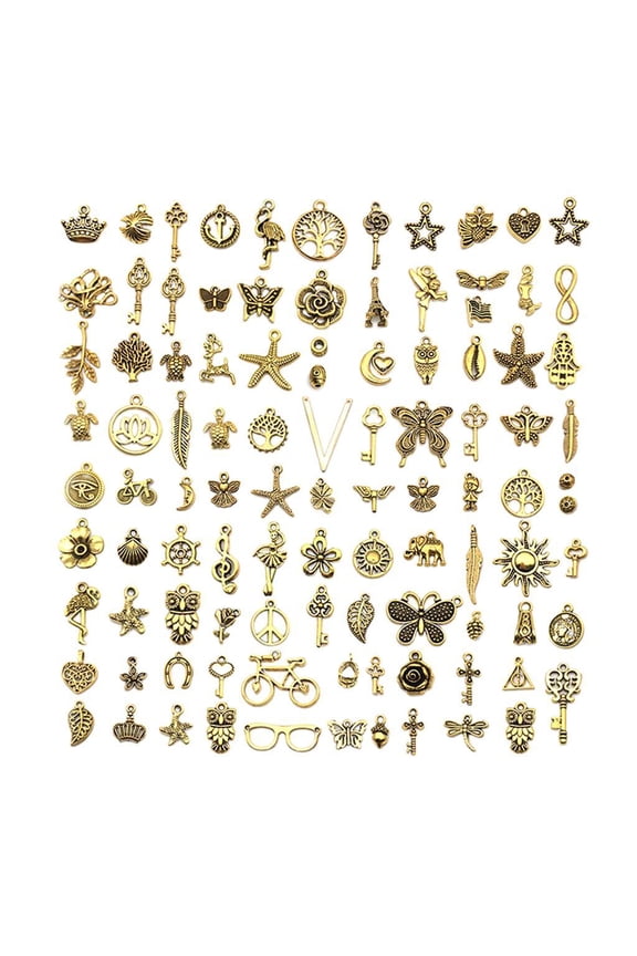 Set of 100 Animals Pendant Charms Lovely Owl Charms Pendants Charms Bracelet