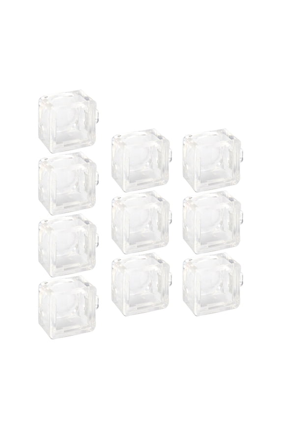 Set of 10PCS Mechanical Keyboard Switches Testers with Single Frame Switches Testing Stress Relief Keychain Toy