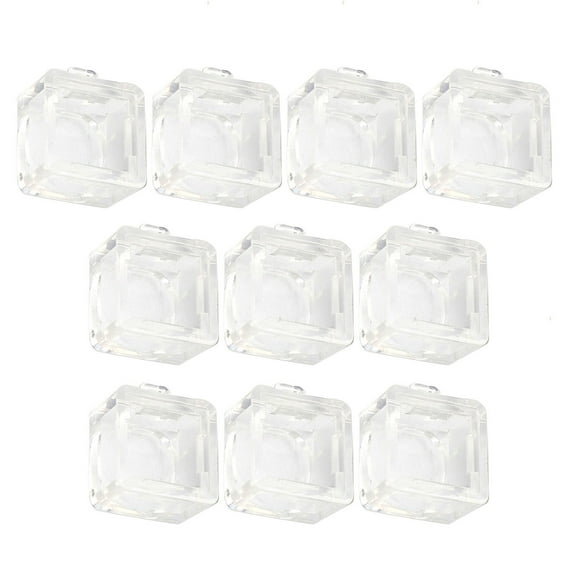 Set of 10PCS Mechanical Keyboard Switches Testers with Single Frame Switches Testing Stress Relief Keychain Toy