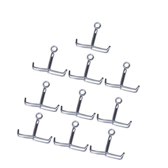 Set of 10Pcs Water Pipe Tube Clamps Metal Spring Clip Screw Clip Leakproof Water Hose Clamp for School Lab Experiment