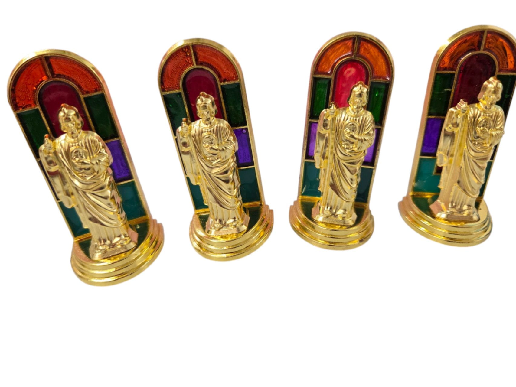 Set of 12 -2.5" St Jude San Judas Tadeo ,mini Figurine Statue baptism favor