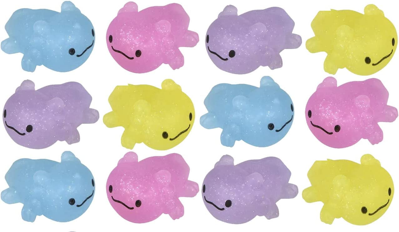 12 Stück Axolotl Squishy Spielzeug - 5cm Stressball Für Kinder & Erwachsene