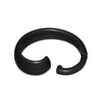 thumbnail image 1 of Set of 12 Black Hang Ease "C" Type Plastic Shower Curtain Hooks, 1 of 1