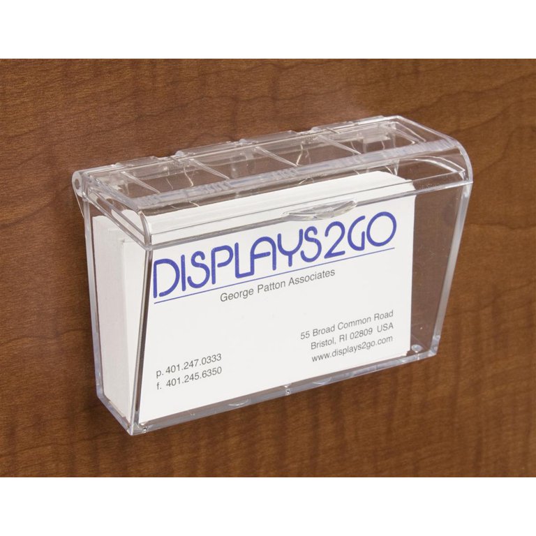 dual sided acrylic card display case Purple Acrylic Double Deck Card Case – FOSTER main image 1