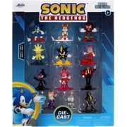 Jada Sonic The Hedgehog Nano Metalfigs Series 3 Die-Cast Figure 12-Pack Includes Sonic, Tails, Shadow Android & More Toys