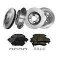 thumbnail image 1 of Set of 12 Front-Rear 278mm Brake Disc Rotors-Ceramic Brake Pad Kit For 2004 2005 Buick Century Rear D814 7387, 1 of 10