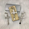 thumbnail image 1 of Set of 12 Large Italian St Benedict Cross/Rosary/Baptism Favor/Religious Gift/Cross Rosary/First Communion…, 1 of 1