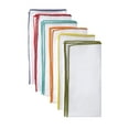thumbnail image 1 of Set of 12  Overlock Border Napkins Assort Colors 100% Cotton 18 x 18" 1, 1 of 1