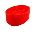 thumbnail image 1 of Set of 12 Red Oval Fast Food / Deli Baskets, 9.25 by 5.67-Inch, Red (12), 1 of 6