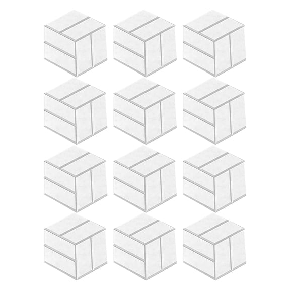 Set of 12 Soundproof Foam Tiles Hexagonal Adhesive Wall Panel Polyester Soundproof Wall Panel Soundproof Foam Panel