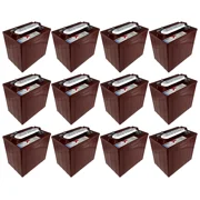 Set of 12 | Trojan T-105 T105 6 Volt 225 Ah Deep Cycle Battery Non Plus