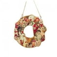 thumbnail image 1 of Set of 12 Vintage Snowmen And Children Wooden Wreath, 1 of 2