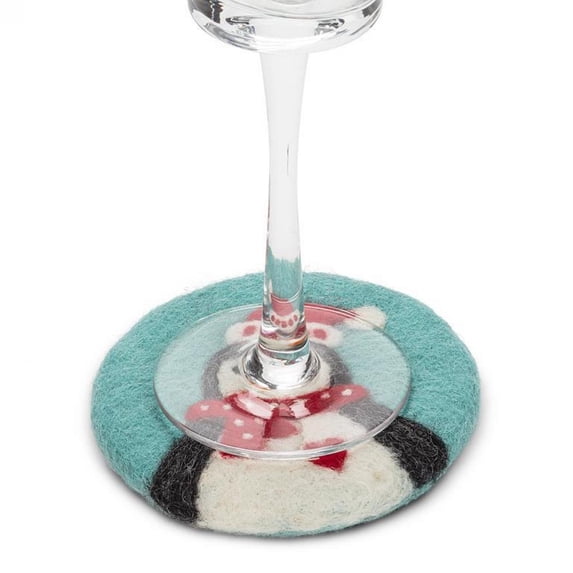 Set of 12 Winter Penguin Coaster