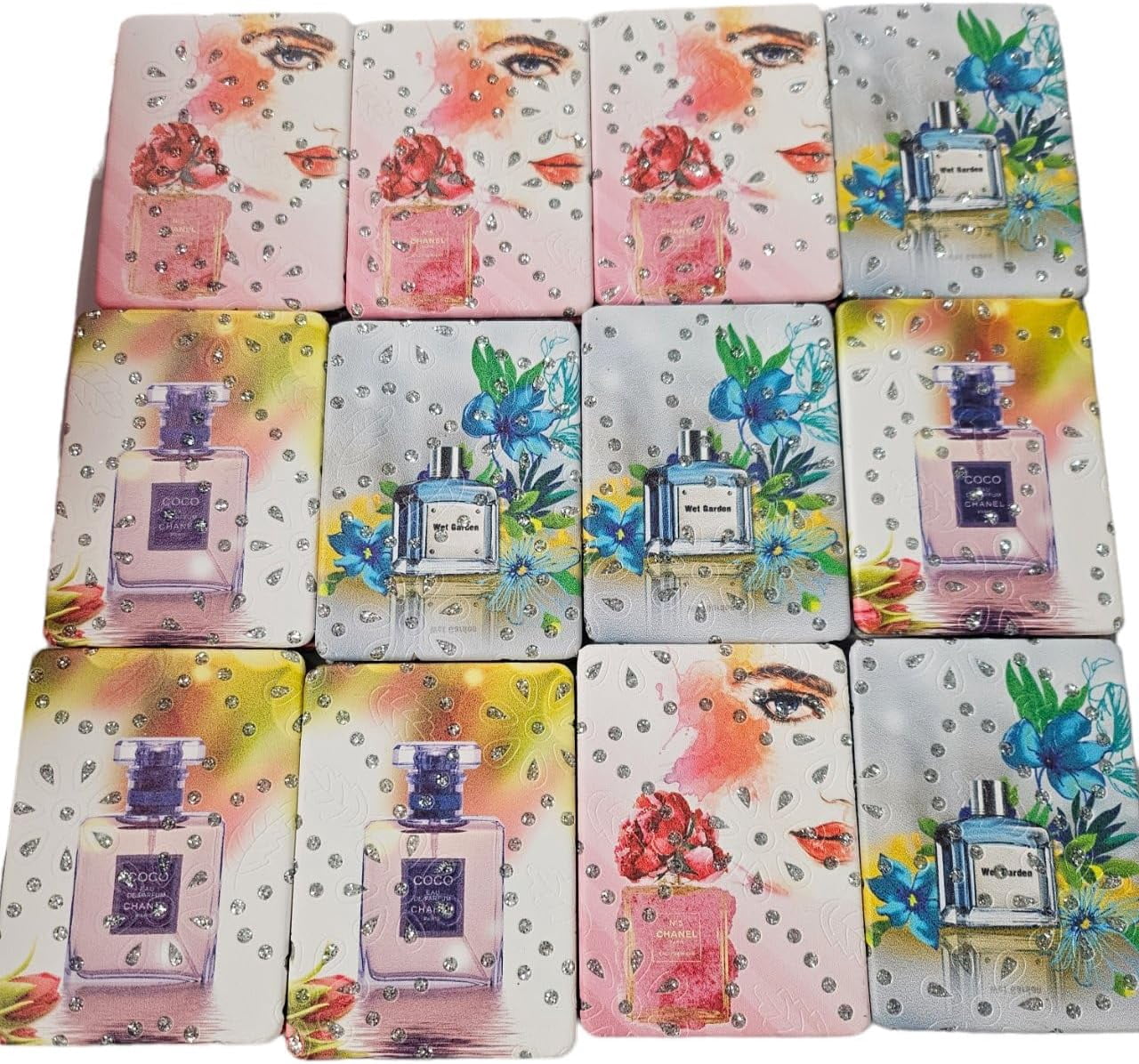 Set of 12 x Compact Mirror Bridal Shower Party Favors, Christmas Gifts, Sweet 16, Quinceañera, Folding compact/ baby shower/bridal favor