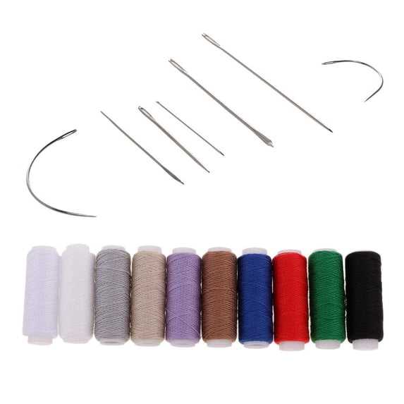 Set of 17 Upholstery Repair Sewing Thread and Heavy Duty Household Hand