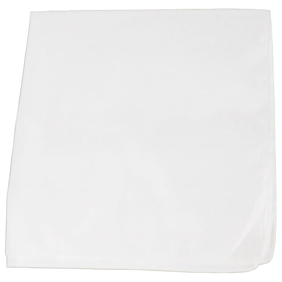 Set of 18 Solid 100% Polyester Unisex Bandanas - Wholesale