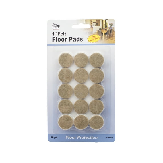 Set of 192 1" Felt Floor Pads Floor Protectors Furniture Pads