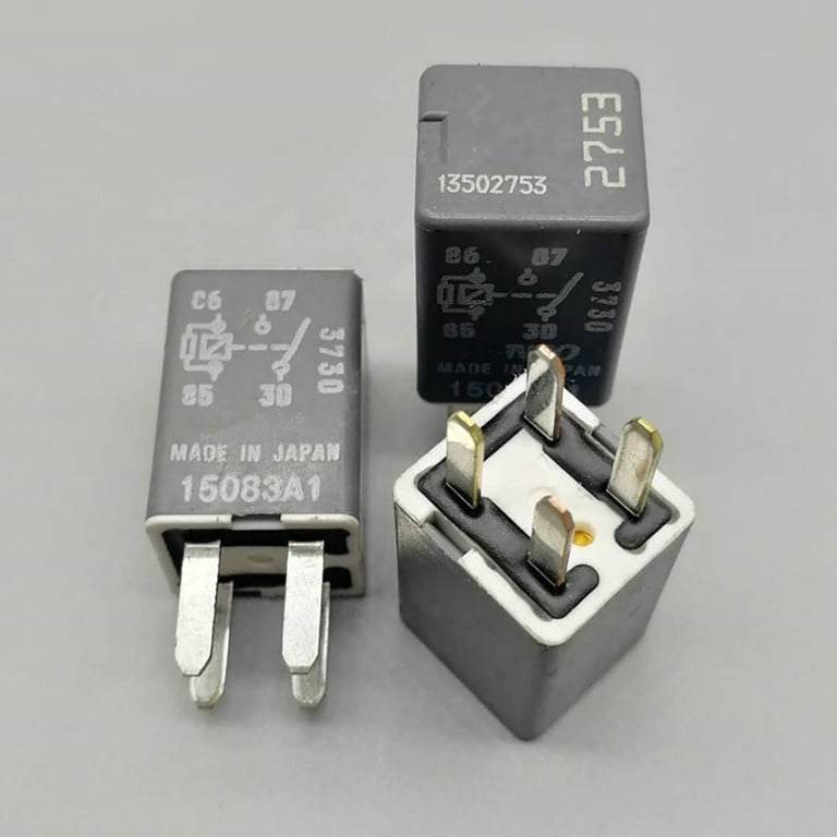 Set of 1X Gray OEM 13502753 2753 Mini Micro Multi-Purpose Relay Compatible  for GM Chevy Cadillac Seville SLS SRX CTS ATS